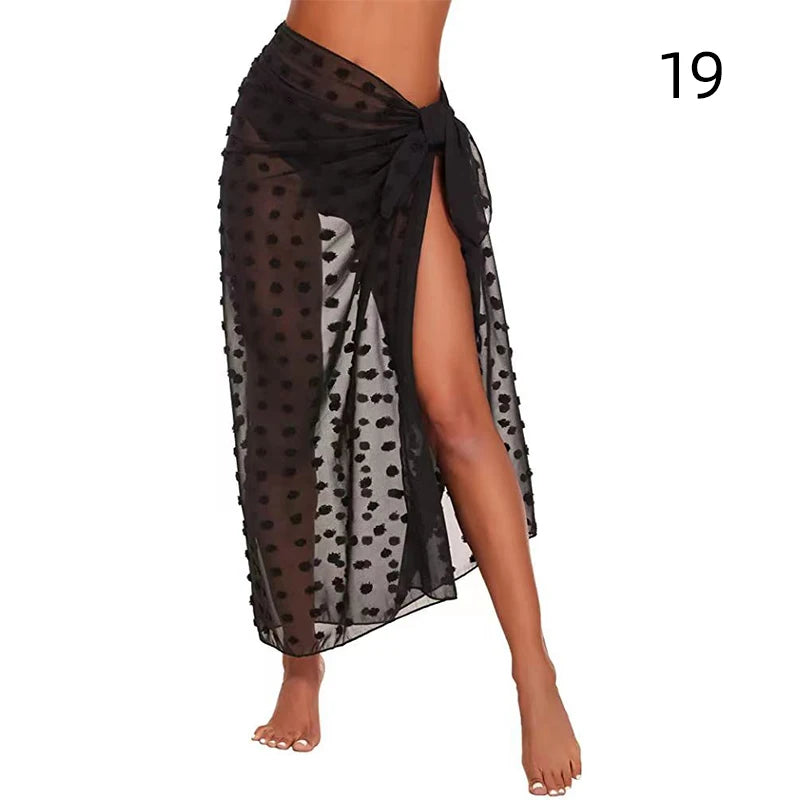 Sexy chiffon wrap skirt