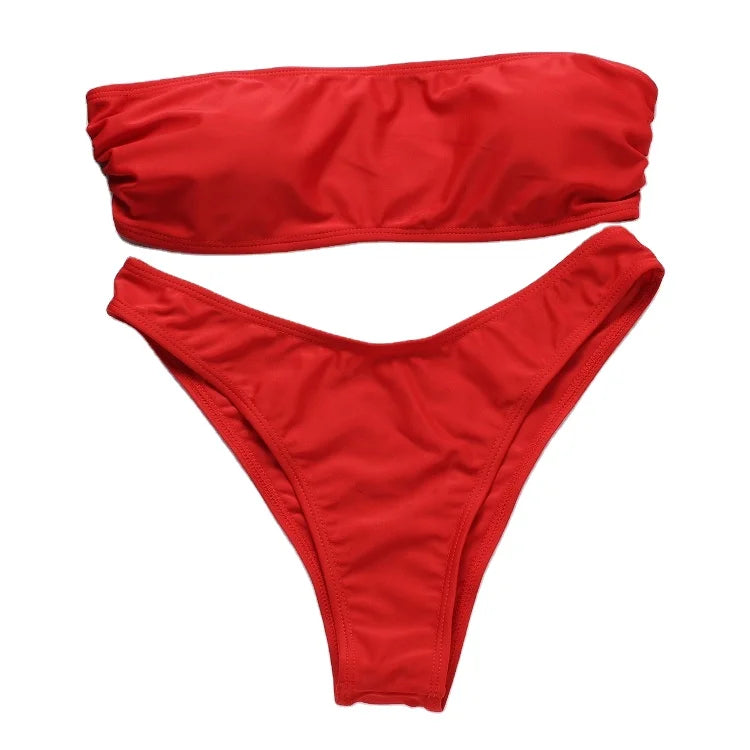 Women's fashion bathing suit - Minimalist bikini set