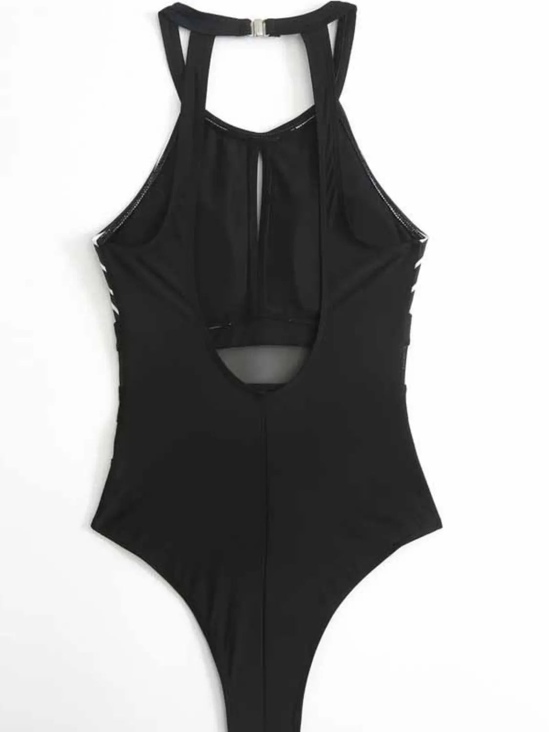 Stylish one-piece swimsuit black style