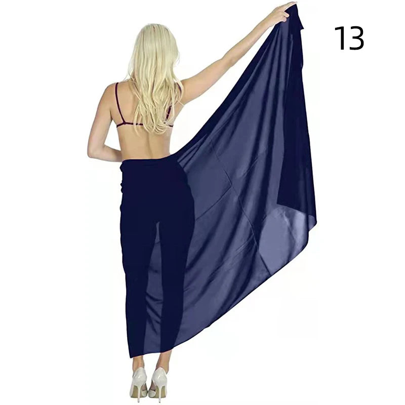 the blue color Tropical Cover-Up