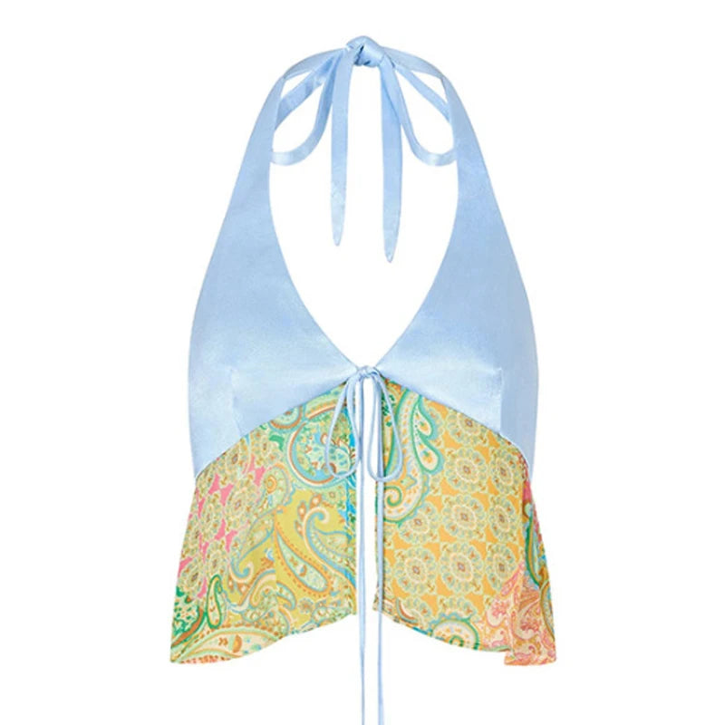 Hot women’s thong swimwear in tropical print by Bikini Lov