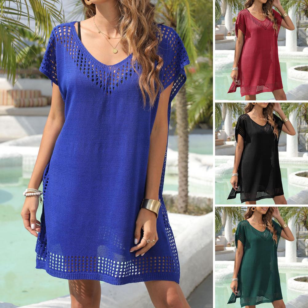 Luxury saída de praia beach cover-up dress different color
