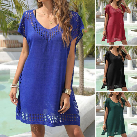 Luxury saída de praia beach cover-up dress different color