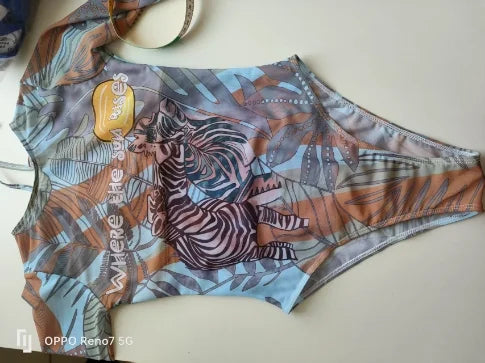 long sleeve high-waisted bikini set for women