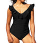 retro-style monokini with adjustable straps