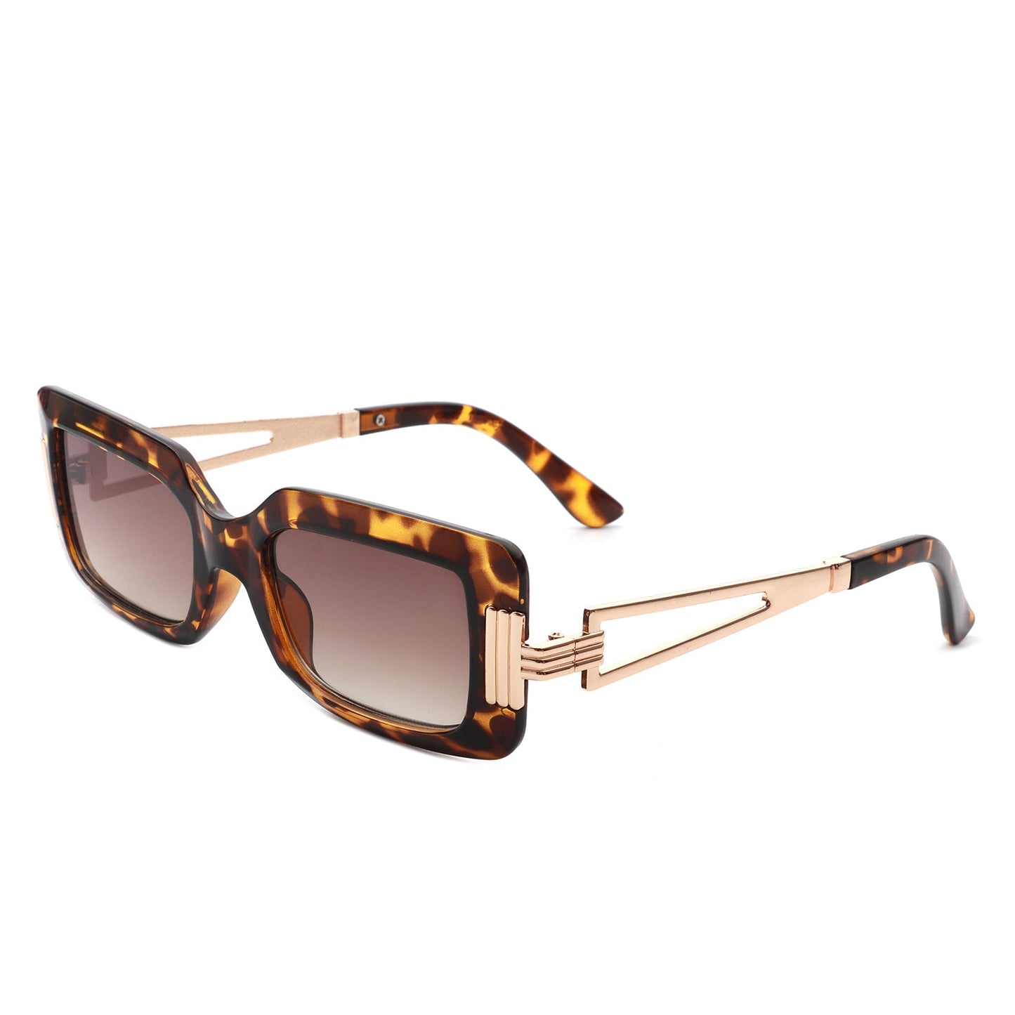 Sylphine - Oversize Sporty Square Chunky Shield Sunglasses-4