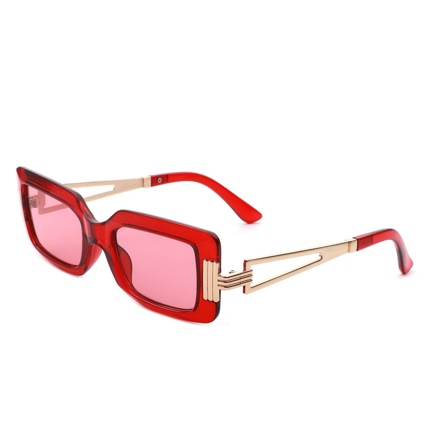 Sylphine - Oversize Sporty Square Chunky Shield Sunglasses-6