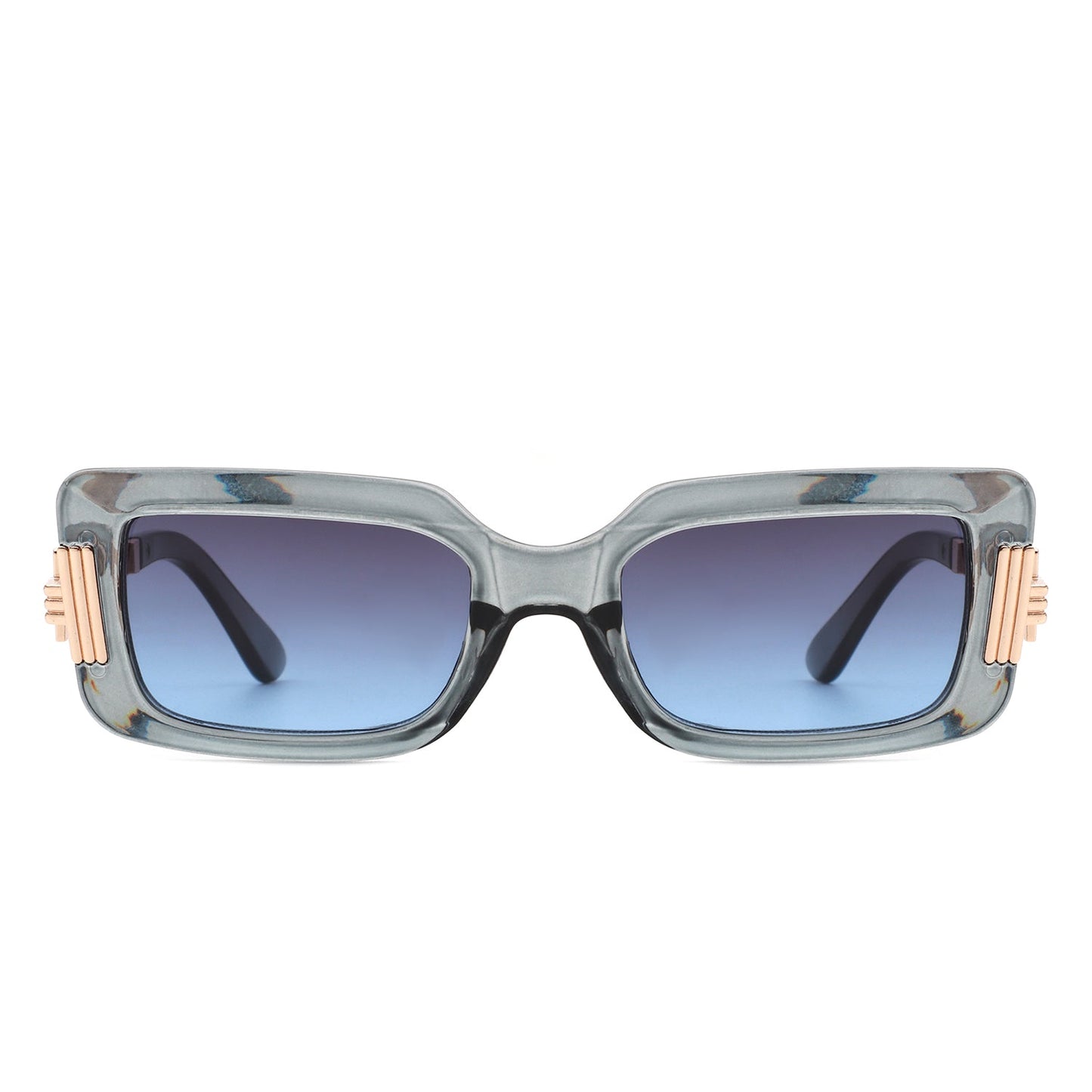 Sylphine - Oversize Sporty Square Chunky Shield Sunglasses-1