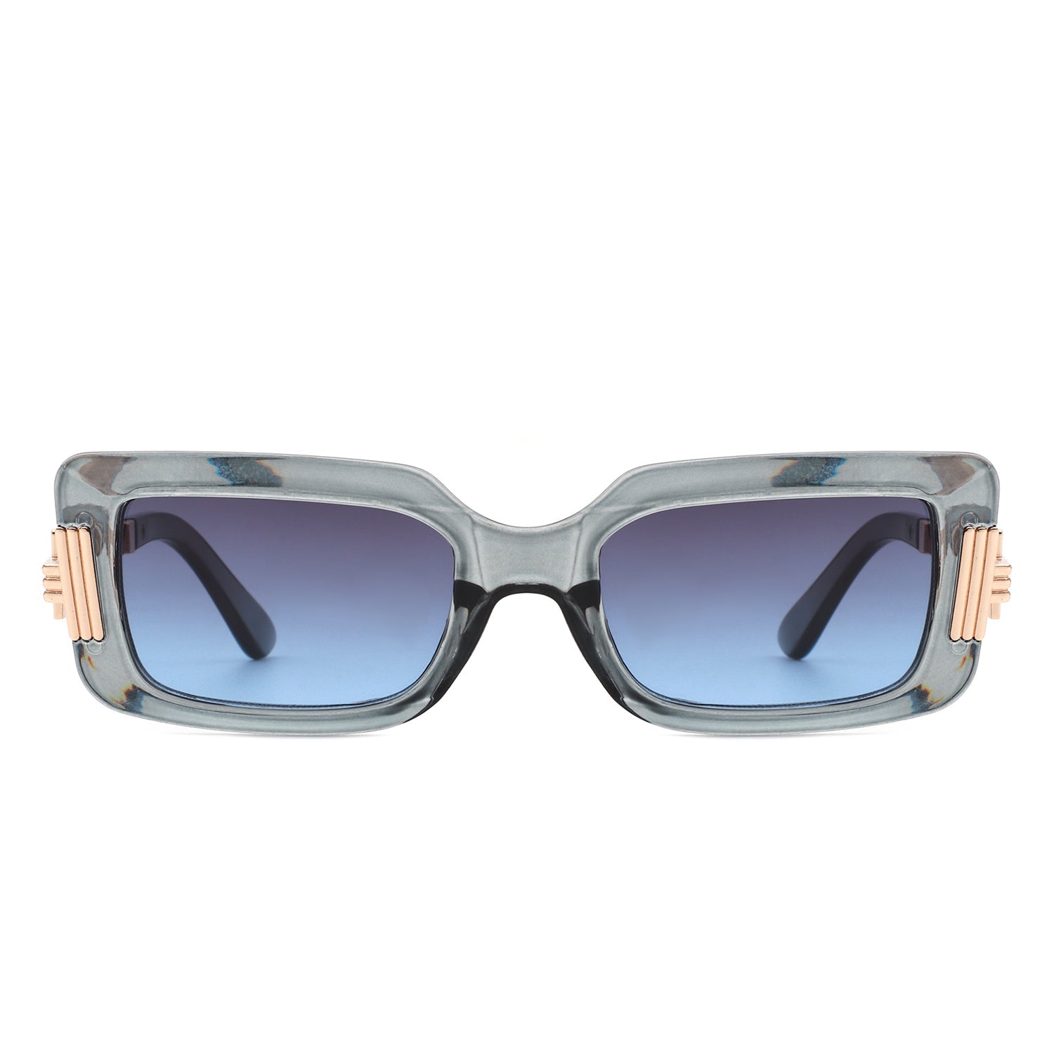 Sylphine - Oversize Sporty Square Chunky Shield Sunglasses-1