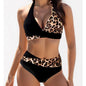 Bikini model sunbathing for even tan with high-cut leg design
