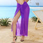 the blue color of the Sexy chiffon wrap skirt 