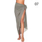 the gray color Sexy chiffon wrap skirt 