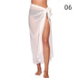 the white color Sexy chiffon wrap skirt 