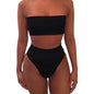 Bikini Lov beachwear -Minimalist swim set black style 