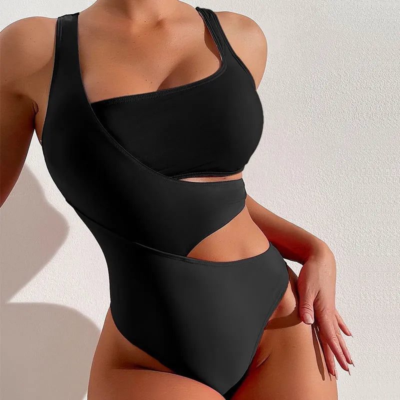 Summer swimsuit for women- Solid color 