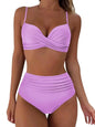 Display of available solid colors in this bikini style