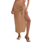 Summer Bikini Wrap Skirt gray long