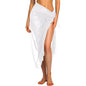 Summer Bikini Wrap Skirt white long 