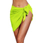 Summer Bikini Wrap Skirt  yellows  short 