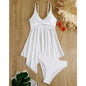 Close-up of tank top with padded cups in Women's Active Tide Tankini