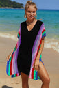 Black color version of Angel Wings knit cover up