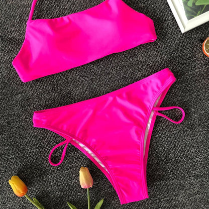 Back Lace Up Bikini Set Swimming Suit Women High Quality Two Piece Swimsuit Female Swimwear Hot Sale Beachwear Bathing Suits-14