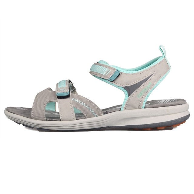 Beach Sandals Women Summer Outdoor Flat Sandals Ladies Open Toe Shoes Lightweight Breathable Walking Hiking Sandals-12