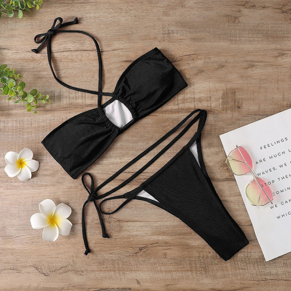 sunny-day-bikini-look black style 