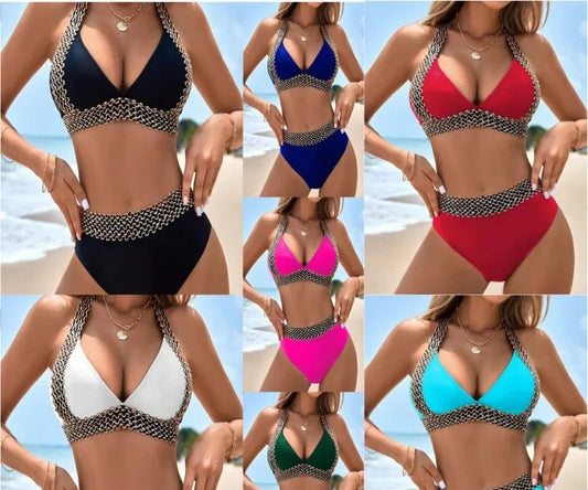 Color grid showing all available shades of the bikini set