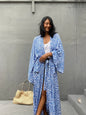 Bikini Lov leopard oversized beach cover-up front view