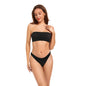 Side view showing scoop neckline and secure fit 