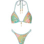 Tropical lace-up bikini by Bikini Lov 