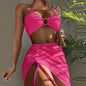Hot pink bikini set for women