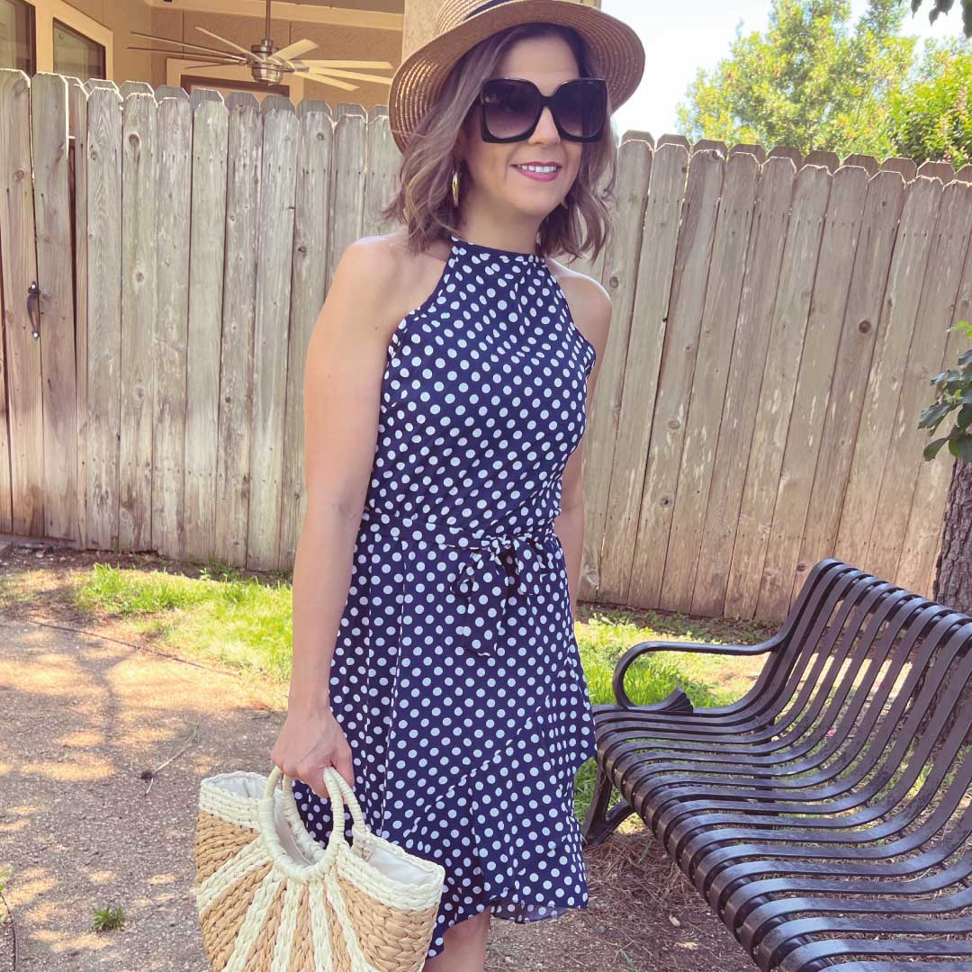 Freckled Summer Dress-0