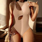 Elegant one-shoulder summer swimsuit