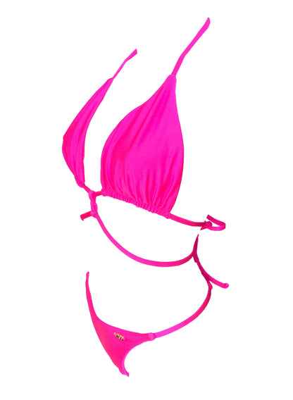 Ella Triangle Top & Tango Bottom - Pink-5