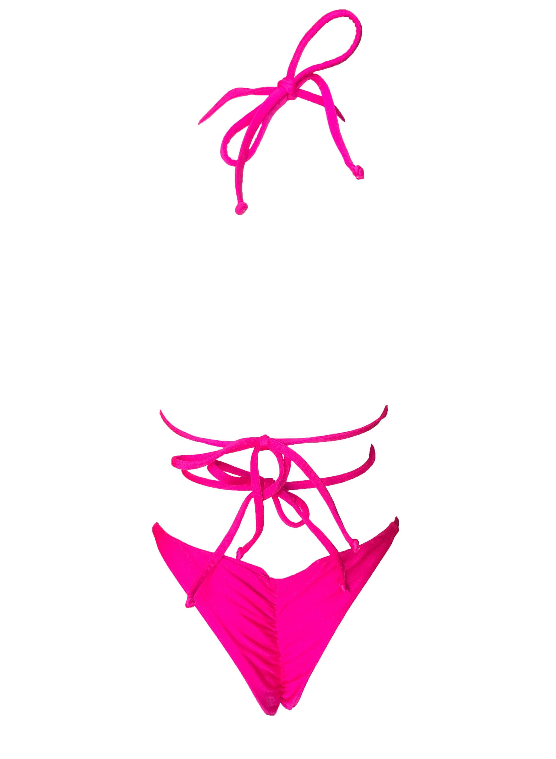 Ella Triangle Top & Tango Bottom - Pink-6