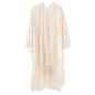 Close-up of lightweight lace fabric in Women's Floral Lace Kimono Cover-Up