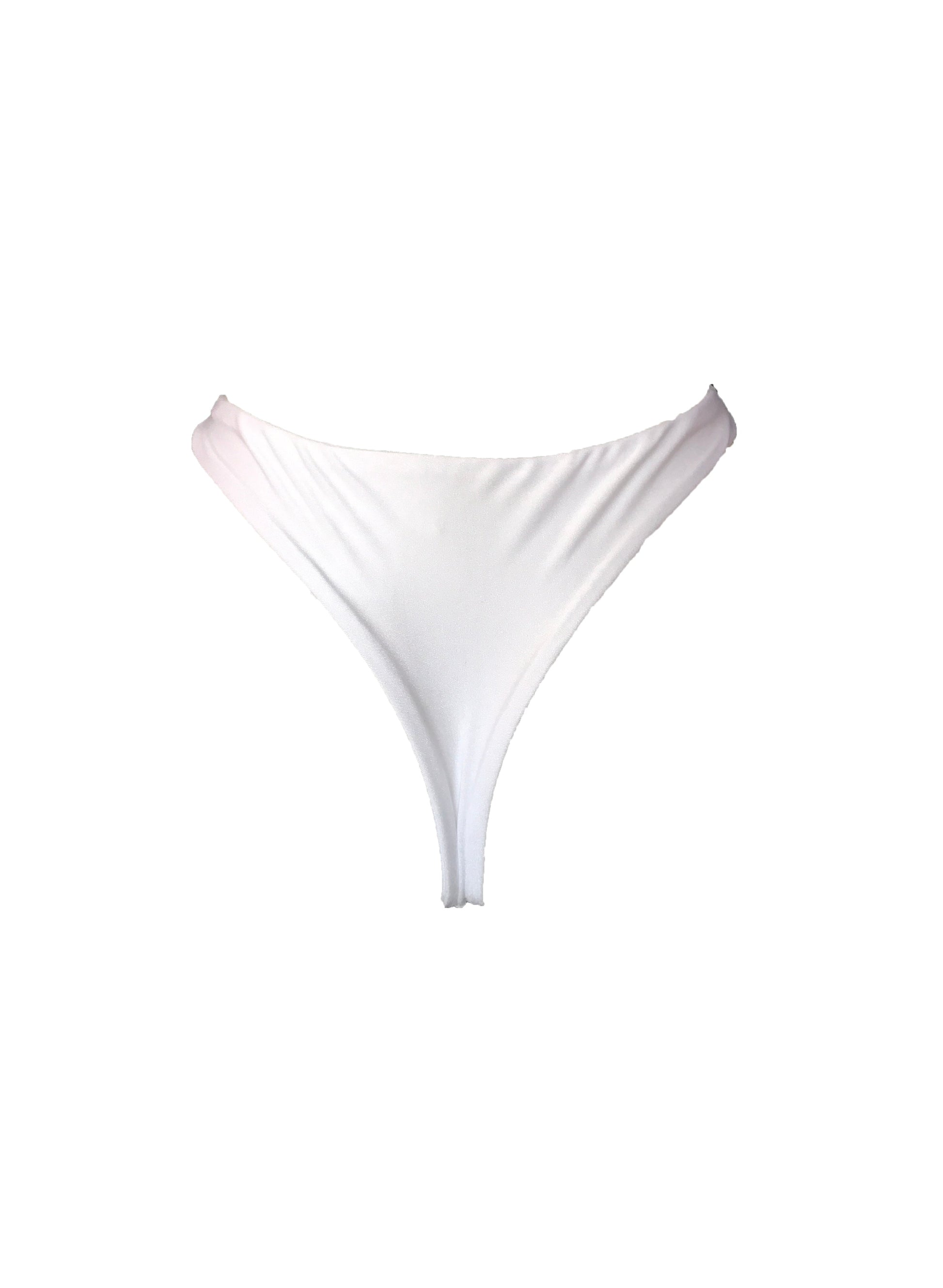 Freya Braided Strap Bottom - White-5