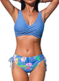 Lace Wave Two-Piece Bikini styled with a beach cover-up