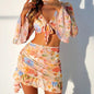 Lifestyle shot of Women's Paradise Pulse Bikini Set at a tropical resort