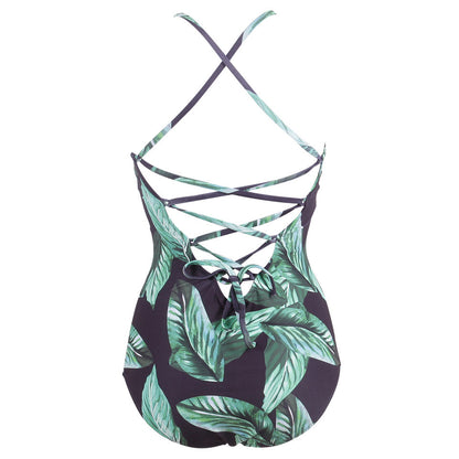 Sexy One Piece Swimsuit Push Up Swimwear Women-11