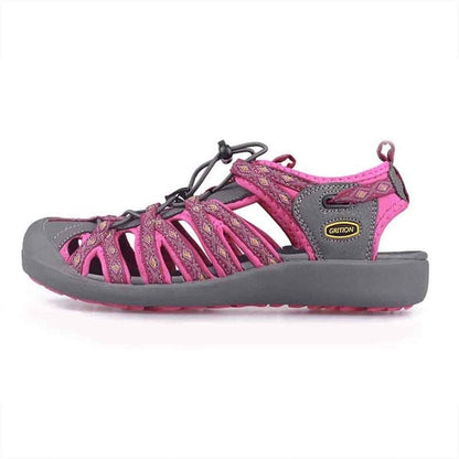 Women Sandals Beach Summer Breathable Toecap Sport Outdoor Shoes Lightweight Rubber Female Casual Comfort Hiking Sandals-2