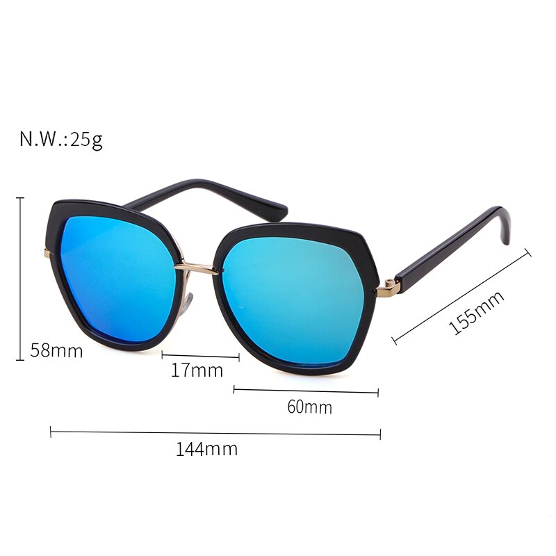 Square sunglasses women men brand designer vintage classics black ploygon eye wear female male driver shades-15