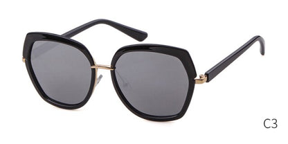 Square sunglasses women men brand designer vintage classics black ploygon eye wear female male driver shades-9