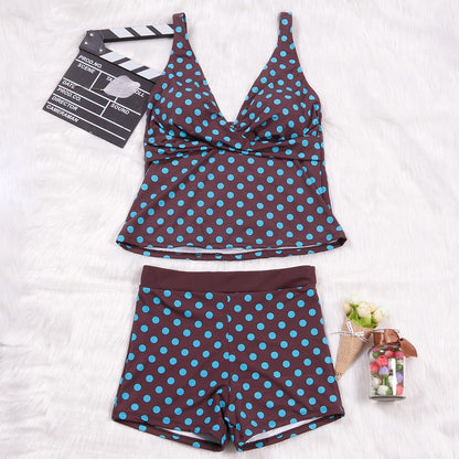 New Plus Size Swimwear Women Swimsuit Two Pieces-1