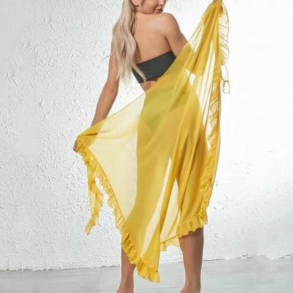  Bikini Lov ruffle sarong skirt