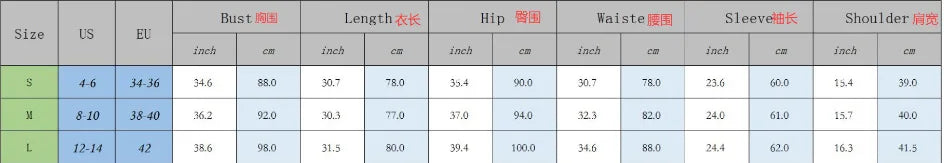 the size chart for the  Bikini Lov hollow out crochet knit mini beachwear cover-up