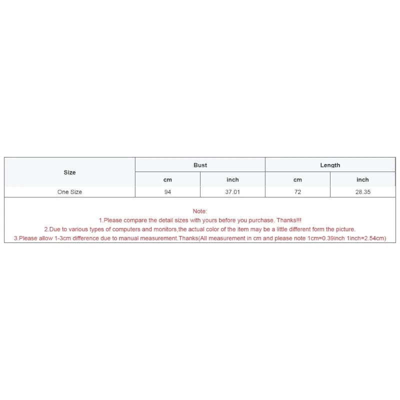 the size chart for the  Breathable sleeveless crochet hollow beach cover-up dress