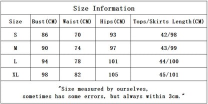 the size chart shows the Hot women’s thong swimwear in tropical print by Bikini Lov